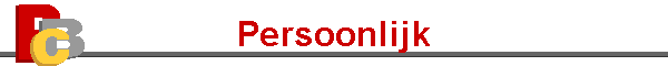 Persoonlijk