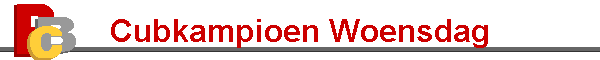 Cubkampioen Woensdag